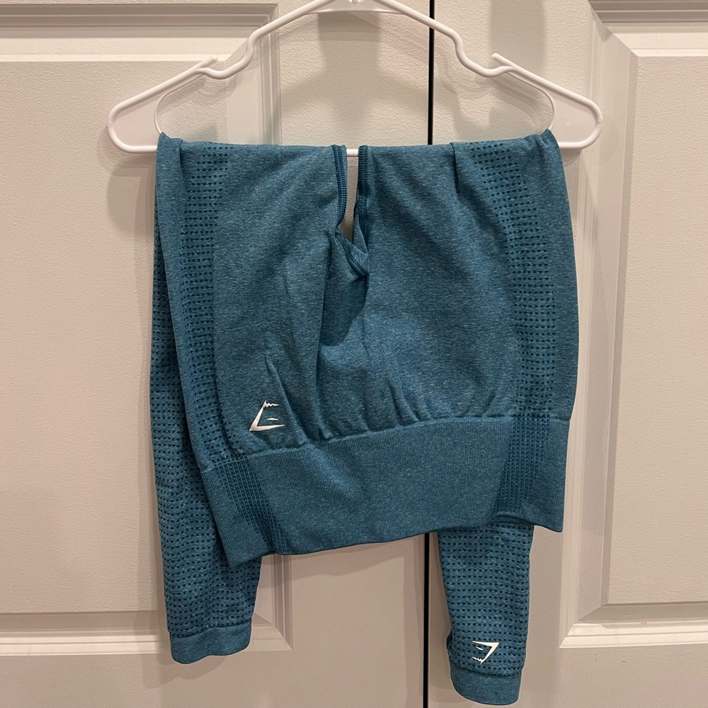 Gymshark vital seamless 2.0 leggings Tahoe teal marl